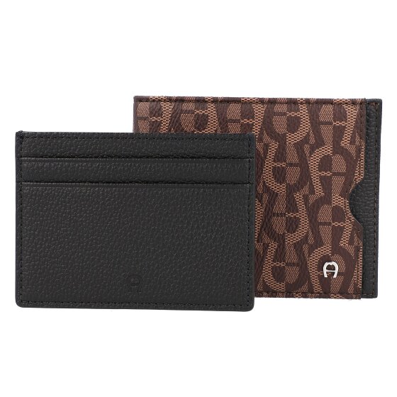 AIGNER Porte-monnaie Icon Cover cuir RFID 11 cm