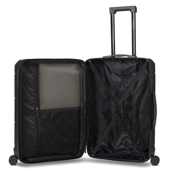 Police London 4 roulettes Set de valises 3 pièces avec soufflet d'extension