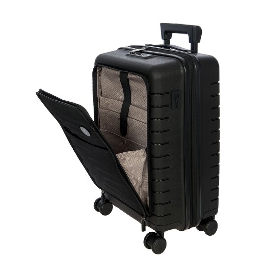 Bric's Ulisse 4 roulettes Trolley de cabine 55 cm avec soufflet d'extension
