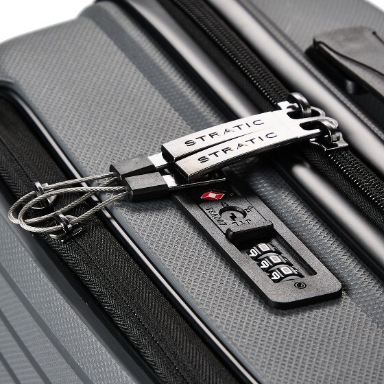 Stratic Bright + 4 roulettes Trolley de cabine 55 cm Compartiment pour ordinateur portable