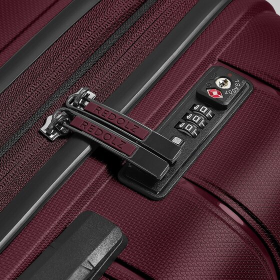 Redolz Essentials 11 4 roulettes Trolley de cabine 55 cm avec soufflet d'extension