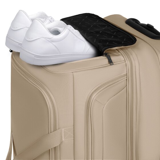 Redolz Sac de voyage Duffle Essentials à 2 roues, 70 cm de long, avec soufflet d'extension