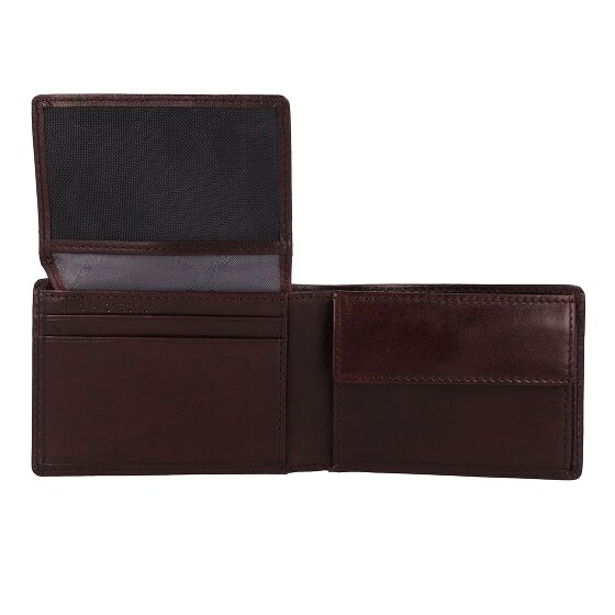 Braun Büffel Arezzo Porte-monnaie Protection RFID Cuir 10.5 cm