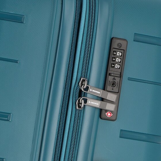 Polestream Strz by Asteroid 4 roulettes Trolley M 64 cm avec soufflet d'extension