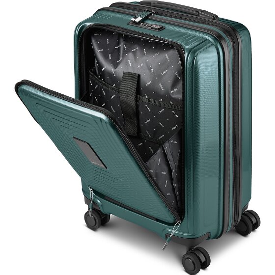 Redolz Essentials14 Set de valises à 4 roulettes Beautycase 4pcs avec soufflet extensible Laptopfach