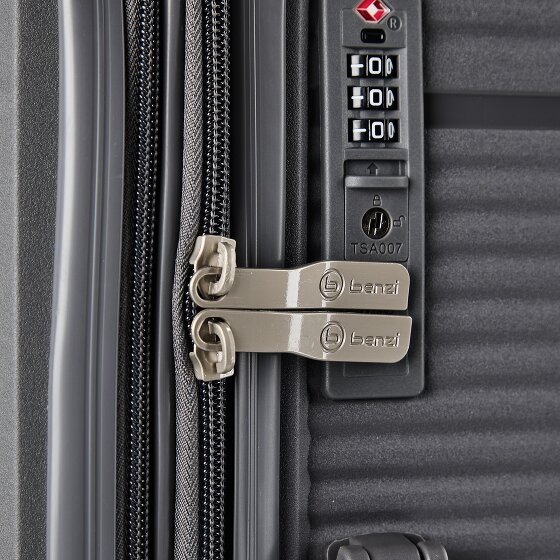 Benzi 5899 4 roues Valise cabine M 57 cm avec soufflet d'extension
