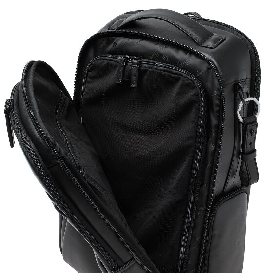 Castelijn & Beerens Nappa X Sac à dos de voyage RFID en cuir 43 cm Compartiment pour ordinateur portable