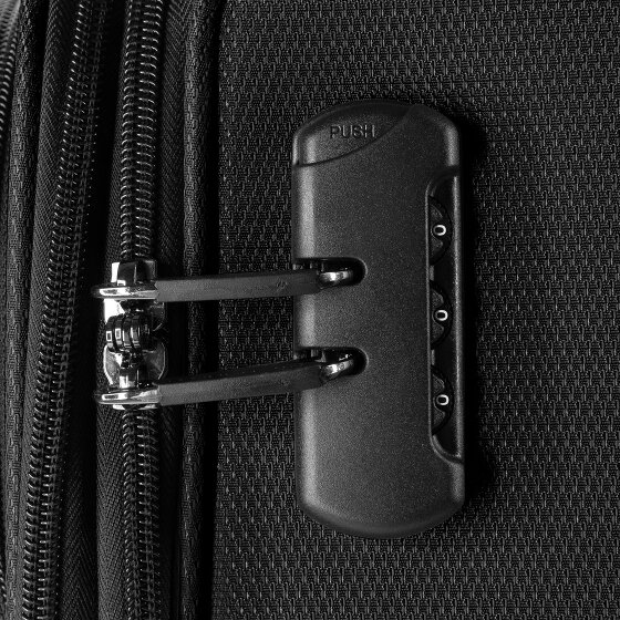 bugatti Valencia Soft 4 roulettes Trolley M 65 cm avec soufflet d'extension