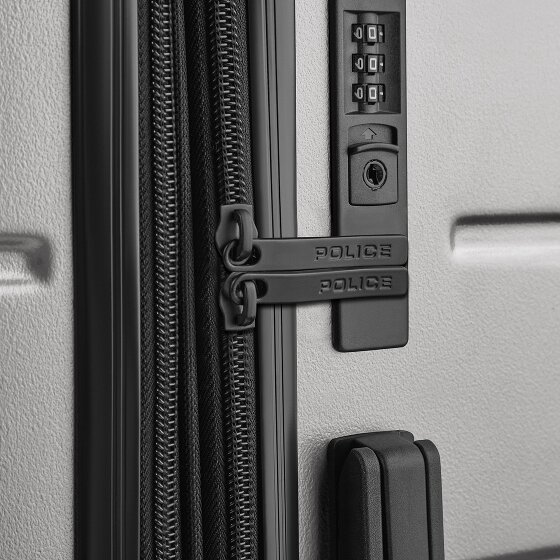 Police Dublin 4 roues Valise cabine M 64 cm avec soufflet d'extension
