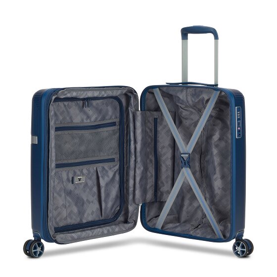 Roncato Airglam 2.0 4 roues Valise cabine 55 cm avec soufflet d'extension