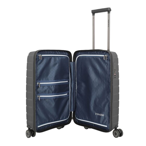 Travelite Air Base Slim 4 roulettes Trolley de cabine S 55 cm