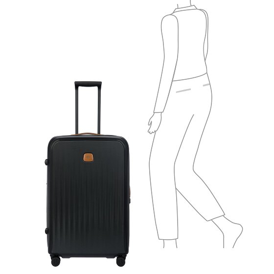 Bric's Taormina 4 roulettes Trolley 75 cm avec soufflet d'extension