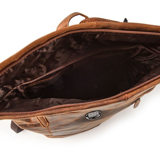 Jack Kinsky Baltimore 15 Sac à dos professionnel Cuir 43 cm Compartiment pour ordinateur portable