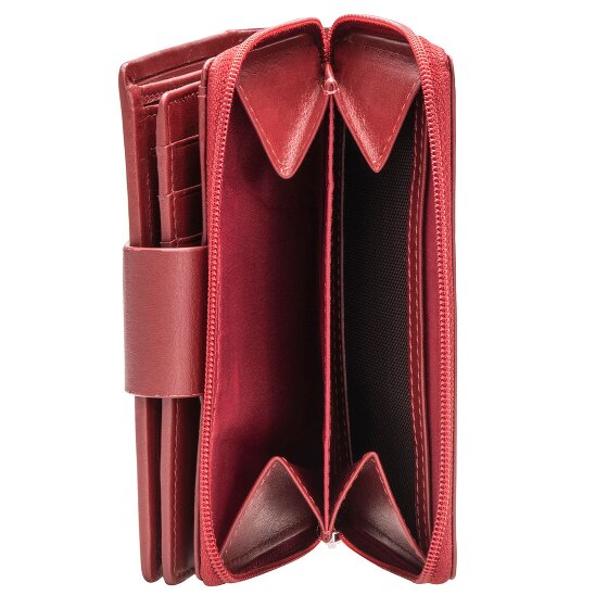 Maître Henau Diethilde Porte-monnaie Protection RFID Cuir véritable 12.5 cm
