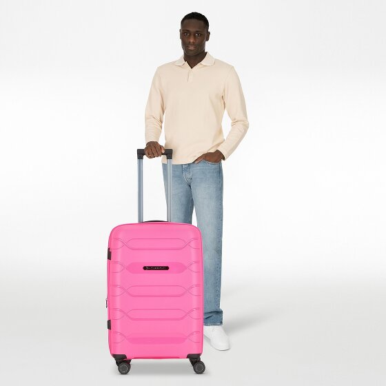 Polestream Strz by Asteroid 4 roulettes Trolley M 64 cm avec soufflet d'extension