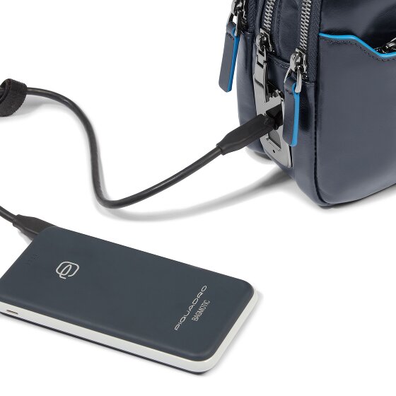 Piquadro Blue Square Sac à bandoulière Cuir 23 cm