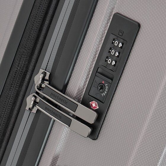 Pactastic Collection 01 4 roulettes Trolley M 67 cm avec soufflet d'extension