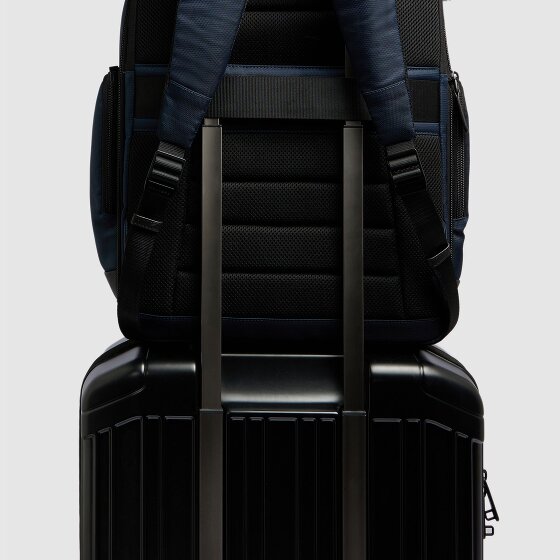 Piquadro W129 Sac à dos de voyage 46 cm avec compartiment pour ordinateur portable et soufflet d'extension