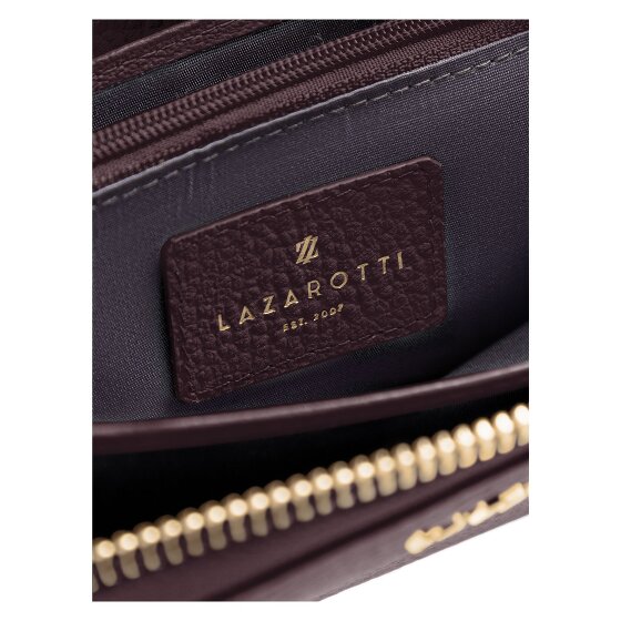 Lazarotti Bologna Leather XL Porte-monnaie zip-around en cuir 19 cm