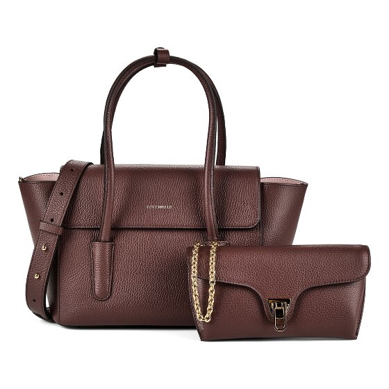 Coccinelle Double Beat Sac à bandoulière Cuir véritable 31 cm