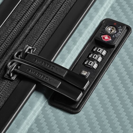 Smartbox Edition 01 4 roulettes Trolley de cabine 55 cm avec soufflet d'extension