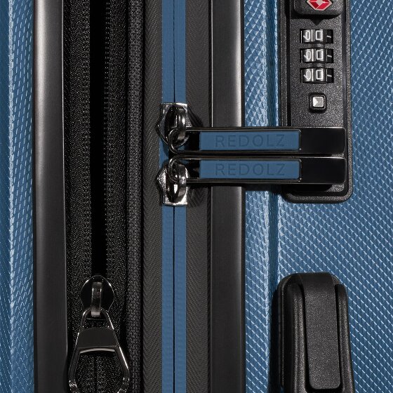 Redolz Essentials 14 4 roulettes Set de valises 2 pièces avec soufflet d'extension