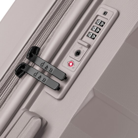 d&n South Dakota 4 roulettes Trolley L 76 cm avec soufflet d'extension