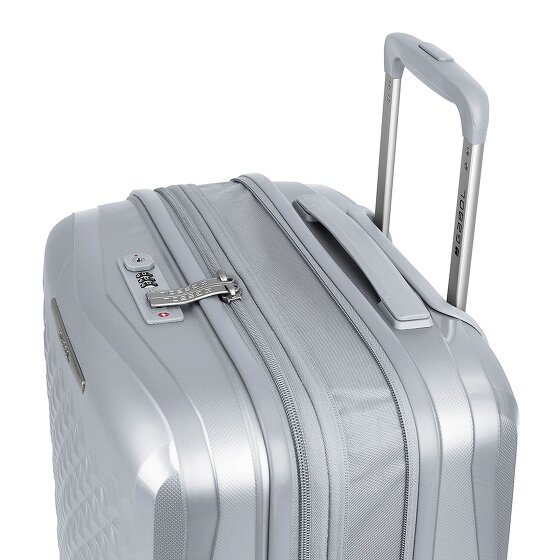 Gabol Queens 4 roulettes Trolley de cabine S 54 cm avec soufflet d'extension