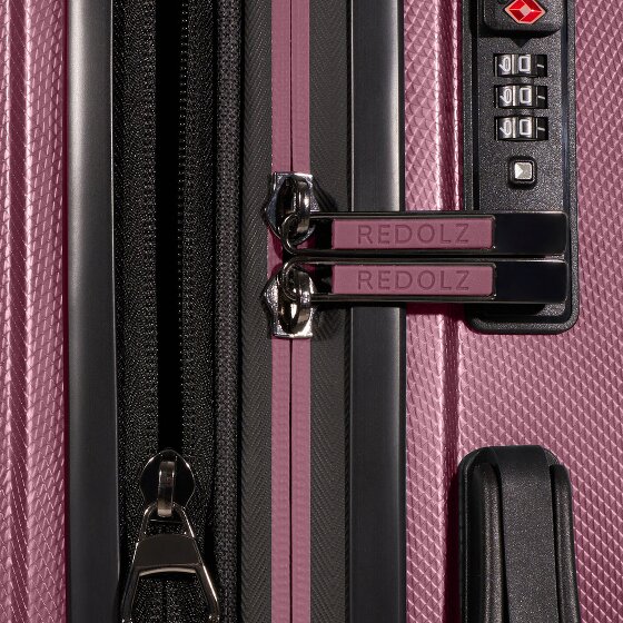 Redolz Essentials 14 Set de valises à 4 roulettes + Beautycase 4 pcs. avec soufflet extensible