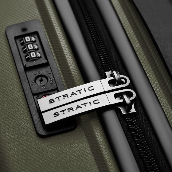 Stratic Shine 4 roues Valise cabine 66 cm avec soufflet d'extension
