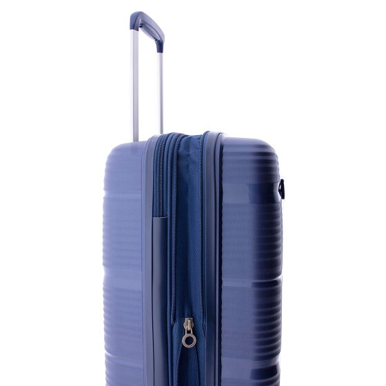 Gladiator 0800 4 roulettes Trolley de cabine 55 cm avec soufflet d'extension