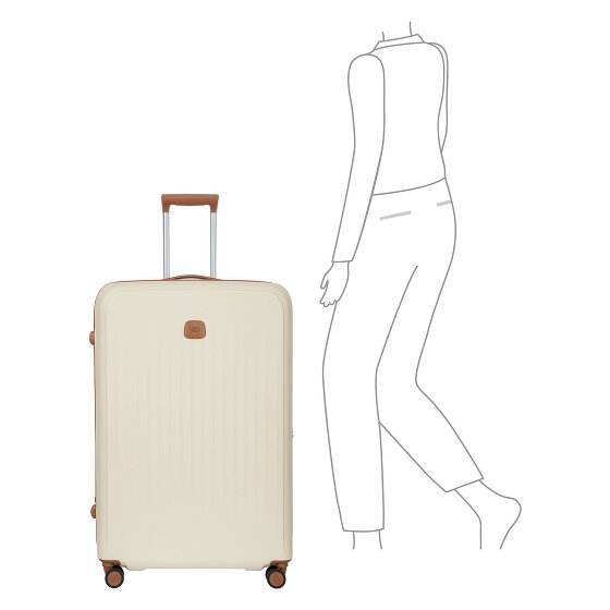 Bric's Taormina 4 roulettes Trolley L 82 cm avec soufflet d'extension