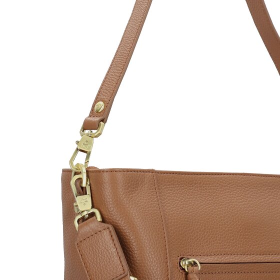 Braun Büffel Hanna Sac à bandoulière Cuir véritable 34 cm Compartiment ordinateur