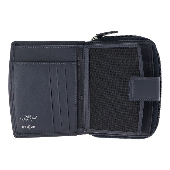 Golden Head Polo Porte-monnaie Protection RFID Cuir véritable 12 cm