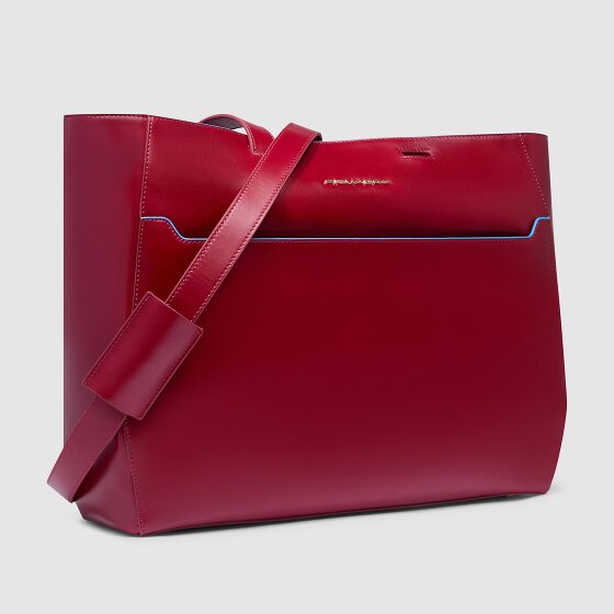 Piquadro Blue Square Sac de shopper Cuir véritable 40 cm