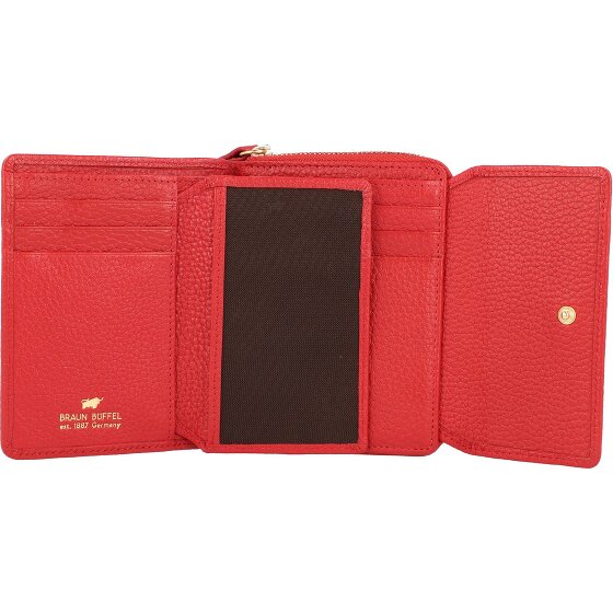 Braun Büffel Asti Porte-monnaie Protection RFID Cuir véritable 12 cm
