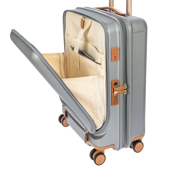 Bric's Capri 4 roulettes Trolley de cabine 55 cm Compartiment pour ordinateur portable avec soufflet d'extension