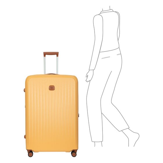 Bric's Taormina 4 roulettes Trolley L 82 cm avec soufflet d'extension