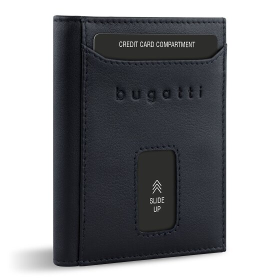 bugatti Secure Slim Porte-monnaie Protection RFID Cuir 8 cm
