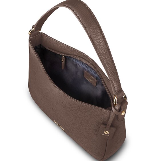 Lazarotti Sac à bandoulière Hobo en cuir de Bologne, 27 cm