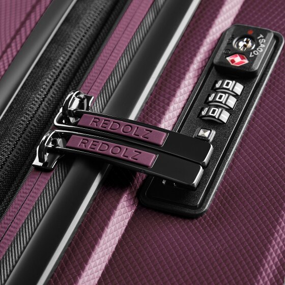 Redolz Essentials 14 4 roues Set de valises 3 pièces avec soufflet d'extension