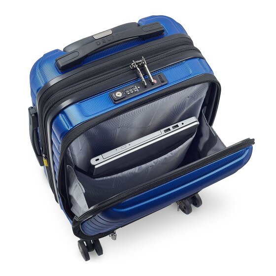 Delsey Paris Shadow 5.0 trolley cabine 4 roulettes 55 cm compartiment ordinateur portable avec soufflet d'extension