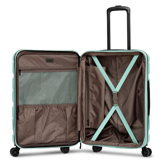 Franky Munich 4.0 Set de valises à 4 roulettes 3 pièces avec soufflet extensible