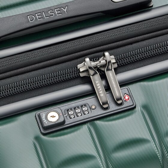 Delsey Paris Longitude 4 roues Valise cabine 76 cm '"avec soufflet d''extension"'