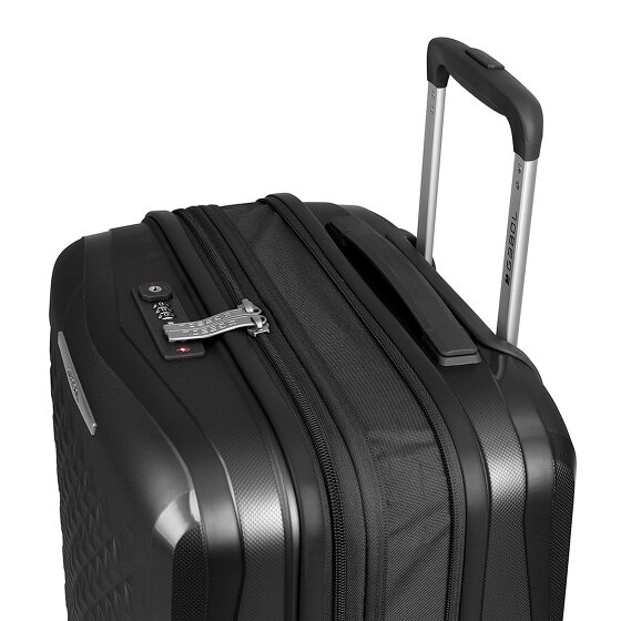 Gabol Queens 4 roulettes Trolley de cabine S 54 cm avec soufflet d'extension