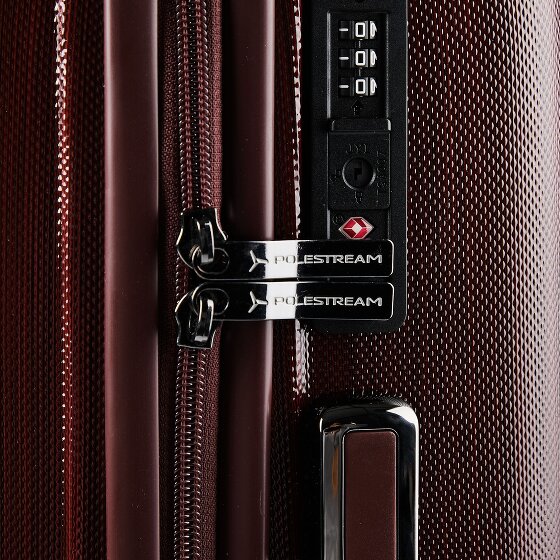 Polestream Moonrock 4 roulettes Set de valises 3 pièces avec soufflet d'extension