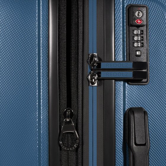 Redolz Essentials 14 4 roulettes Trolley L 77 cm avec soufflet d'extension