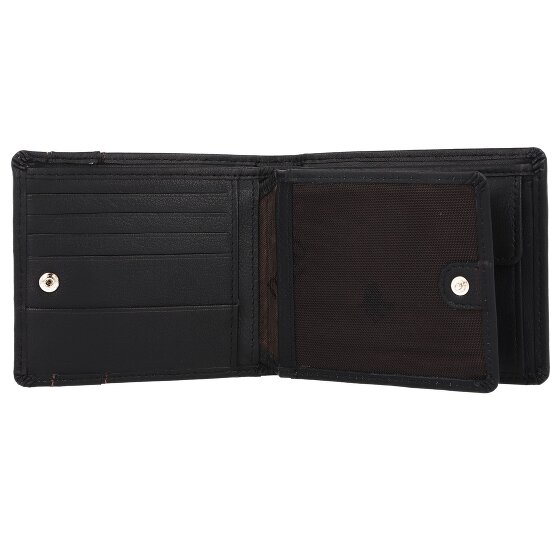 mano Don Leonardo Porte-monnaie RFID en cuir 11,5 cm