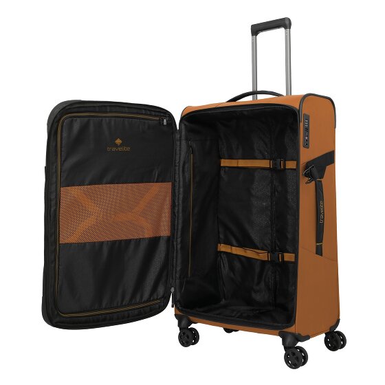 Travelite Briize 4 roulettes Trolley L 78 cm avec soufflet d'extension