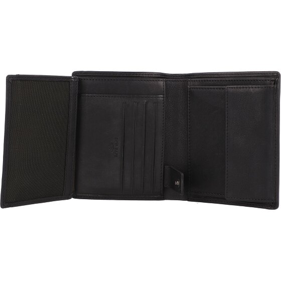 Strellson Blackwall BillFold V8 Porte-monnaie en cuir RFID 10 cm